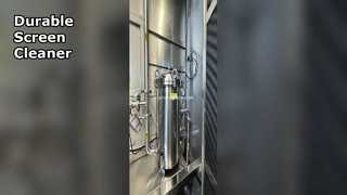 Автоматический очиститель экрана Прочная рама из нержавеющей стали